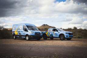 Rooter Ranger Vehicles Awaiting Emergency Plumbing Calls